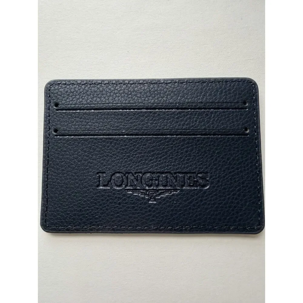 LONGINES Leather Watch Wallet Card Holder